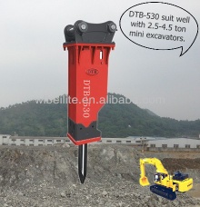 DTB-530B hydraulic breaker for 2.5-4.5 Ton digging machine with fine qulity