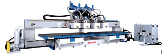 Twin table CNC Router Machine