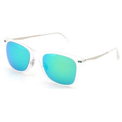 High Quality Vintage Women Men Sunglass UV Protection Sunglasse Wayfarer 4210 Super Light Metal Frame Colorful Mirror Glass