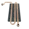 OEM Copper Heat Pipe Aluminum Water Blocks Liquid Cold Plate for Server