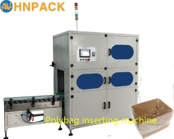 Plastic Bag Inserter Machine for Stationery Carton