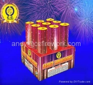 Fireworks 200 Gram Display Cake 9 Shots 0.8 1.2 1.5 inch