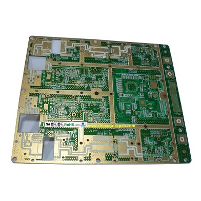 green color hasl lf finished treatment pcb