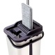 Handfree flat mop with bucket set for household cleaning