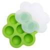 New style eco-friendly food grade 7 hole silicone food plate box