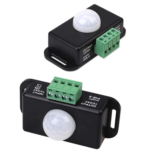 6 packs 12 V 24V PIR Sensor Adjustable LED Infrared Motion Detector Body Sensing Light Switch Controller with Embedded Probes