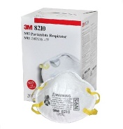3M Particulate Respirator 8210, N95