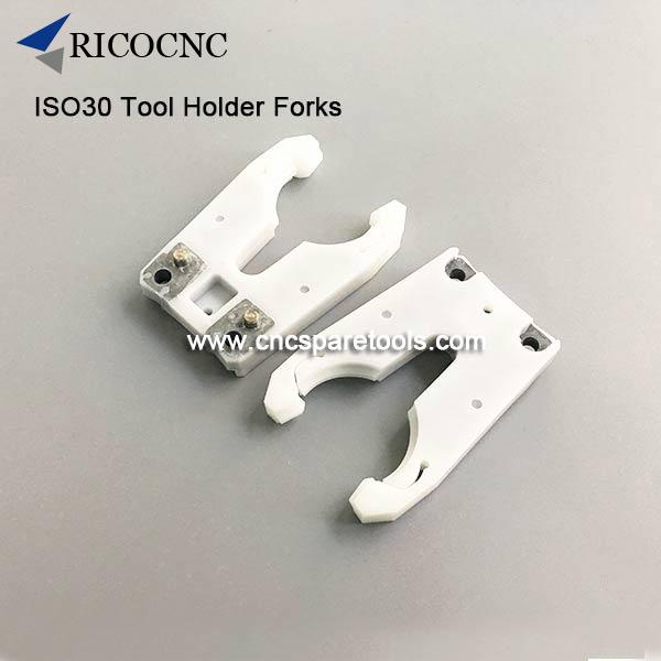 ISO30 plastic tool finger,ISO30 tool holder finger, ISO30 tool cradle, ISO30 tool holder fork, ISO30 tool grippers, ISO30 tool clips, ISO30 replacement holder.