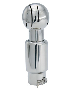 SMS ISO DIN Hygienic Stainless Steel Slip on  Rotary Spray Ball
