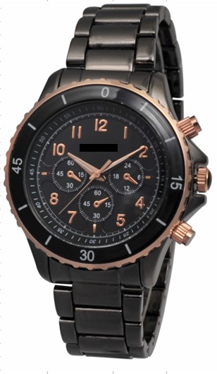 gun case and strap with rose gold case ring