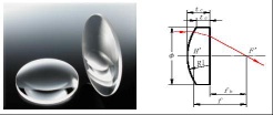 Plano-convex cylindrical lens