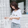 Exclusive loose Korean style of Ladies short sleeve T-shirt design