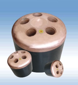 Assembling forging oxygen lance head/ lance nozzle for convertor/ Oxygen Blowing System Spare Parts