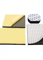Factory Customized Black Soft Sponge Foam Strip With Adhesive