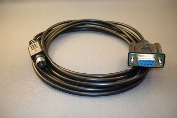 Allen Bradley PLC Programming Cable Adapter 1761-CBL-PM02 programming cable for Micrologix Series. Fully supports RS Linx communications DF1 or DH-485. This is an exact cable replacement. Cable is longer than original, 3 meters total. This cable is an OEM replacement and not made by Allen-Bradley/Rockwell Automation.