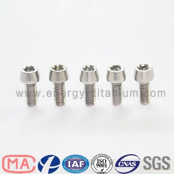 Gr5 titanium alloy Tapered Socket Caps bolts