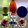 LED bottle light adhesive LOGO sticker pad LED coaster waterproof LED bottle sticker