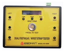 Dual Footwear/Wrist Strap Tester_LCD Screen_001-6506
