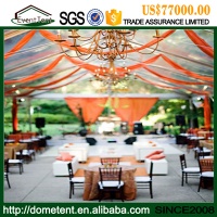 beautiful wedding ceremony marquee tent, white romantic catering wedding tent for sale