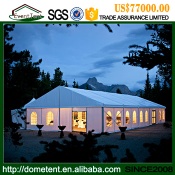 Custom transparent pvc roof wedding marquee tent, economic catering wedding tent for rent