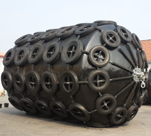 High energy absorption foam filled marine fenders with ISO