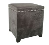 velvet storage ottoman with lid,rectangle shape, strudy structure.&nbsp;-&nbsp;CS042