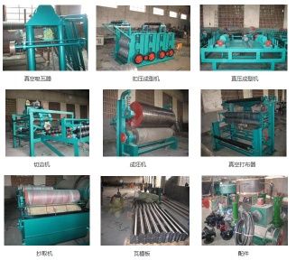 asbestos tile making machine