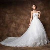 New luxury spring bridal gown trailing wedding Bra straps floor length pregnant women wedding dress 144 - 20150708144