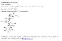 Ginsenoside-Rf - CAS: 52286-58-5