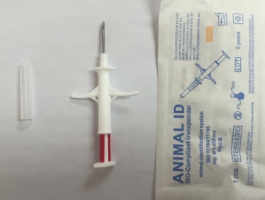 Pet Cat Dog id microchip transponder syringe 1.4*8mm