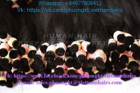 Human hair PREPARE FOR WEFTING 50cm SUPER THIN - RAW HAIR