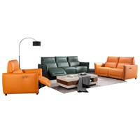 alian Leather Sofa Italian Living Room Combination Sofa Space Capsule Electric Function Italian Light Luxury