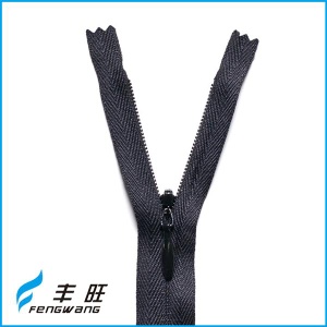Wholesale popular decent invisilbe zipper for garment