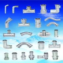 stainless steel and carbon steel sanitary press fitting