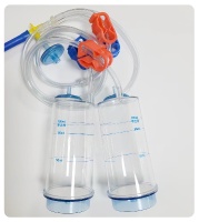 Sterility test closed canister