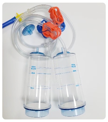 Sterility test closed canister