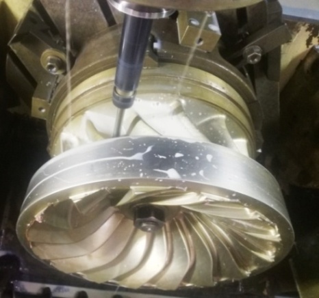 Mono-block forged CNC machining