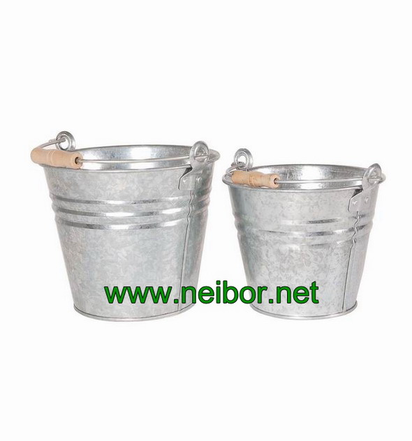 metal fire bucket