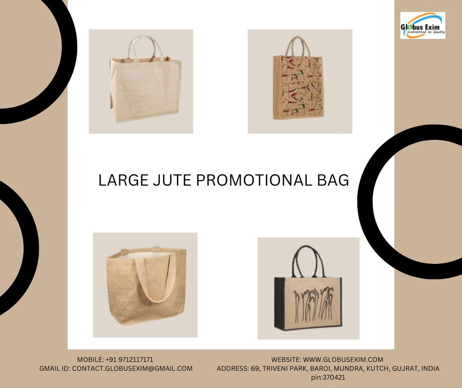 jute shopping bag are eco friendly, reusable, durable bags