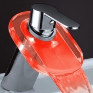 LED tap three light changed by temperature