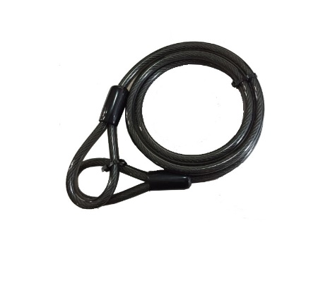 Double Loop Braided Steel Security Cable