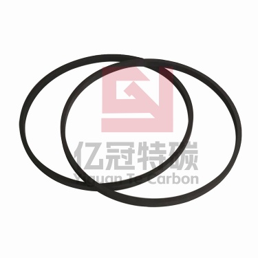 Mold pressing graphite rings