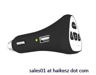 HK109 Bluetooth/FM/AUX Car Charger