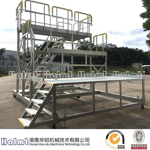 aluminum spray work platform