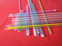 colored plastic tube for IC packing