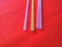 plastic rectangular tube plastic packing tube