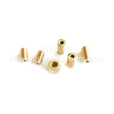 Cnc Milling Drawing Parts Bronze Worm Wheel