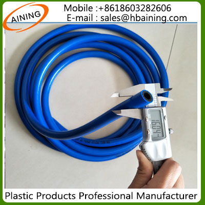 PVC hosing is made of a black PVC compound that is used on the inner tube with a high strength polyester spiral to reinforce it.