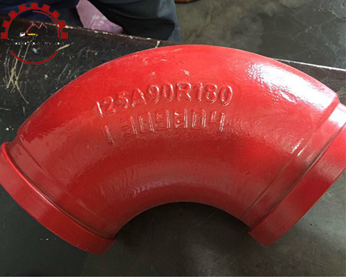 Concrete Pump Elbow DN125 R180 90D