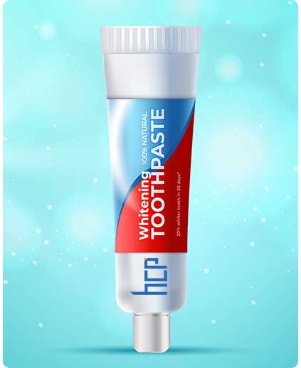 Whitening Toothpaste Manufacturer and Supplier Whitening Toothpaste Third Party Contract Manufacturing offered by HCP Wellness Ahmedabad, India Toothpaste Exporter from Mumbai and Delhi.